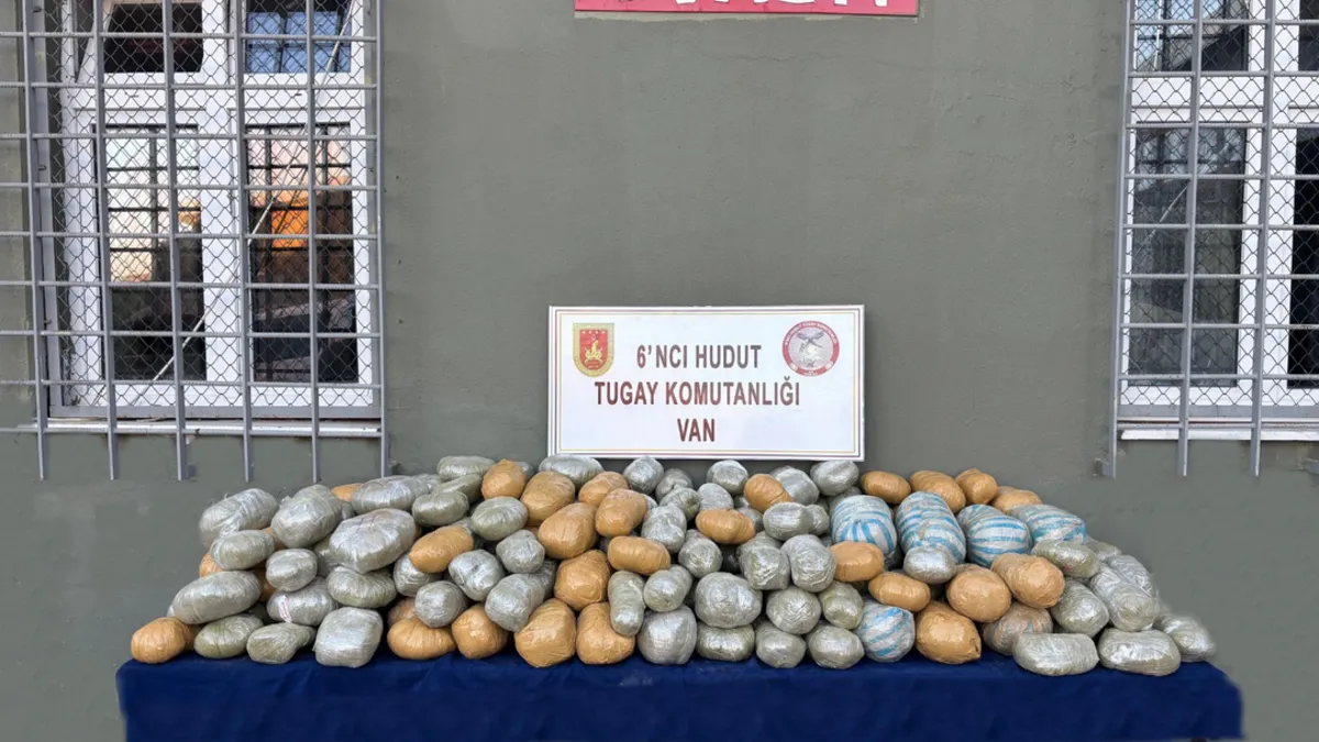 MSB açıkladı: Van hudut hattında 290 kilo uyuşturucu ele geçirildi