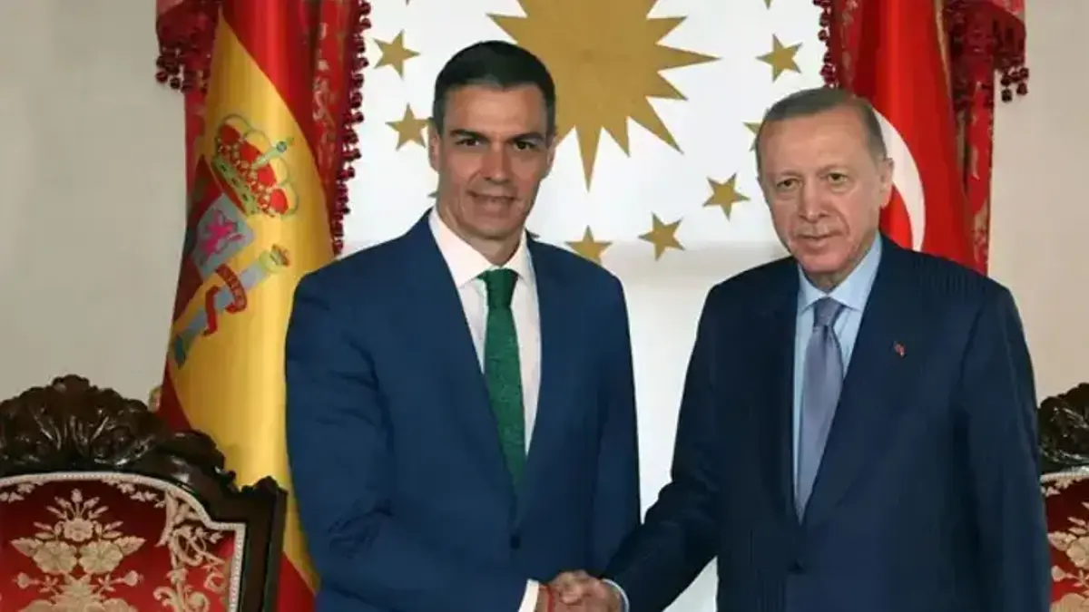 Cumhurbaşkanı Erdoğan, İspanya Başbakanı Pedro Sanchez ile görüştü