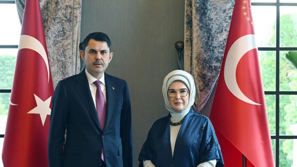 Emine Erdoğan, Çevre, Şehircilik ve İklim Değişikliği Bakanı Kurum ile görüştü