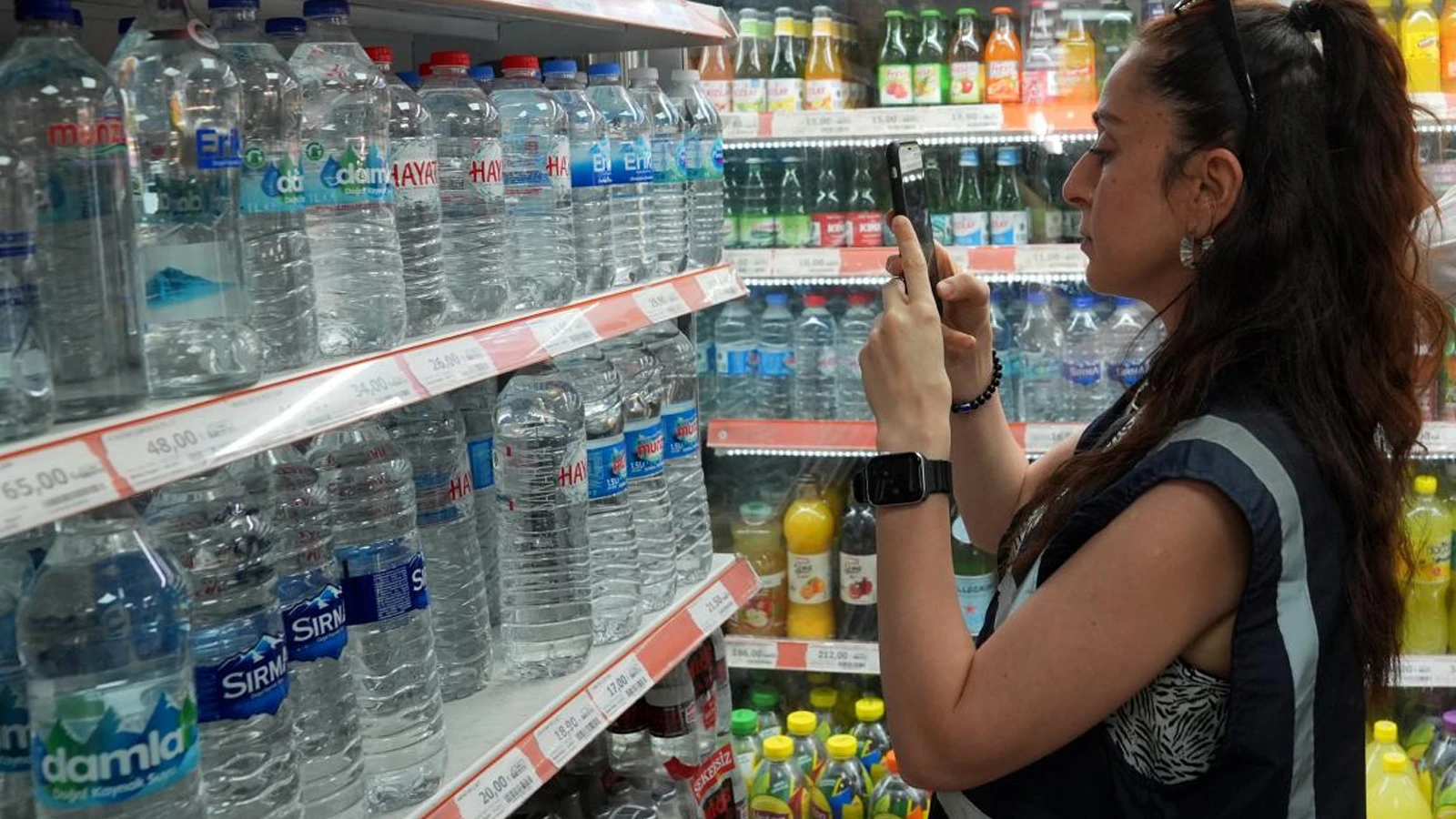 Ambalajlı su fiyatlarına yönelik denetim