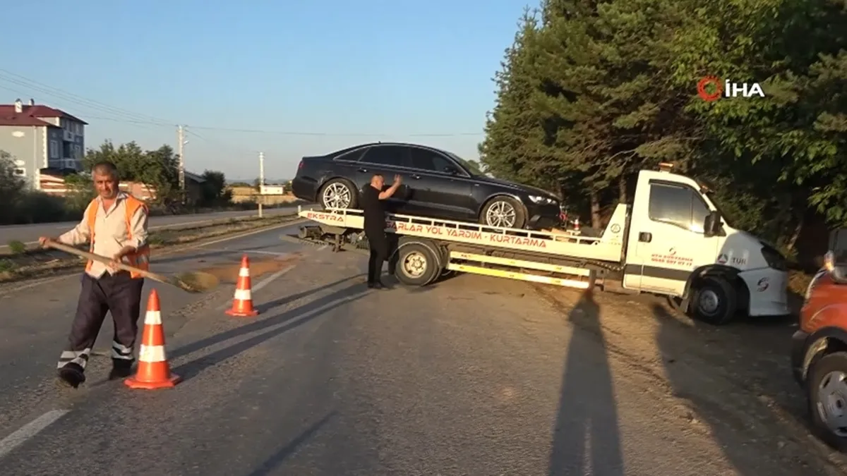 Kastamonu'da iki otomobil çarpıştı: 2 yaralı