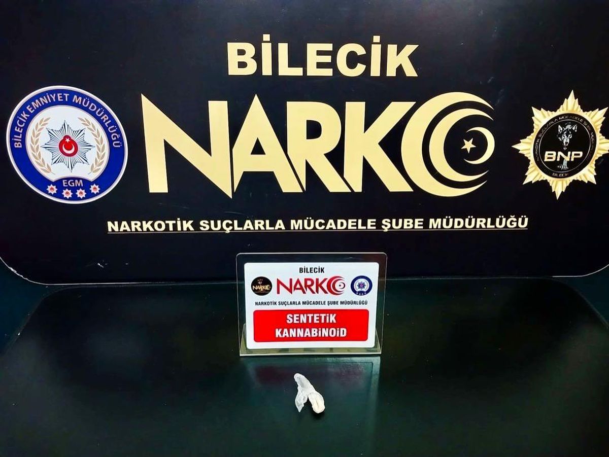 Bilecik'te uyuşturucu operasyonu: 1 gözaltı