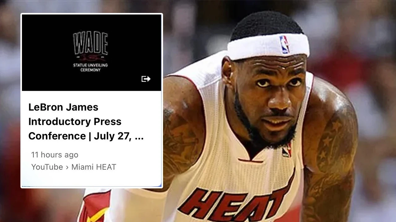 Yanlışlıkla LeBron James'i duyurdular: Miami Heat'in paylaşımı ortalığı karıştırdı