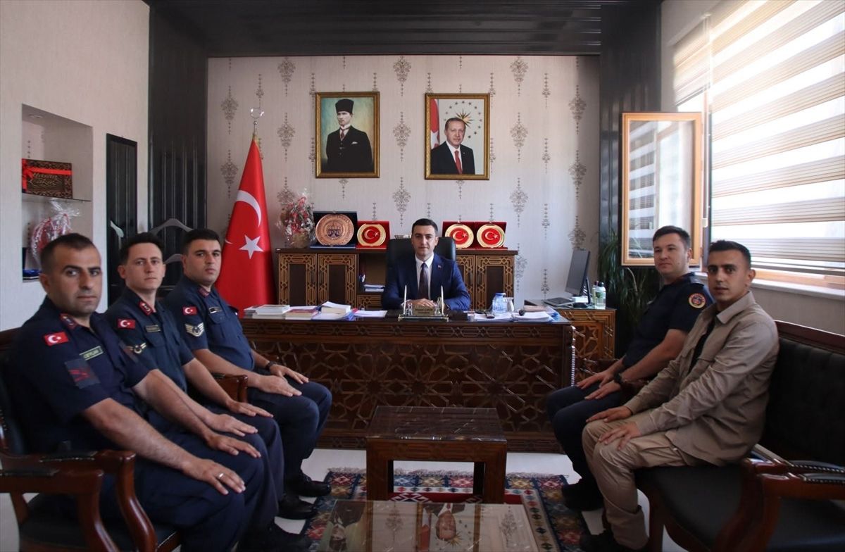 Jandarmadan Küre Kaymakamı Çakır'a ziyaret