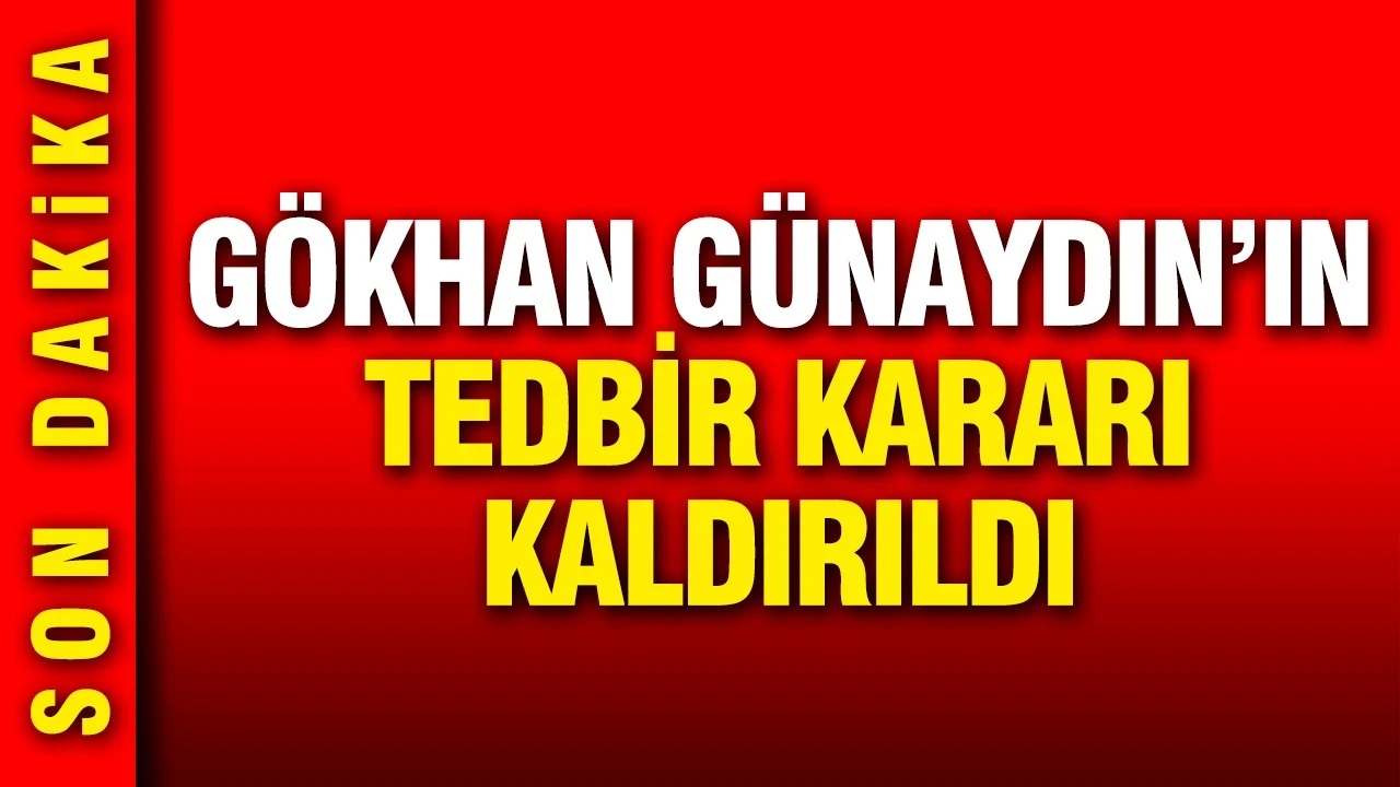 Gökhan Günaydın'ın tedbir kararı kaldırıldı: Grup başkanvekilliği devam edecek