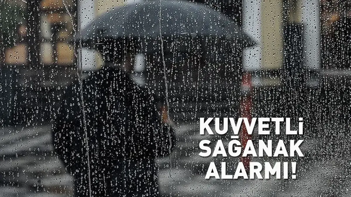 PAZAR GÜNÜ PLAN YAPANLAR DİKKAT! Meteoroloji alarm verdi: Kuvvetli sağanak uyarısı