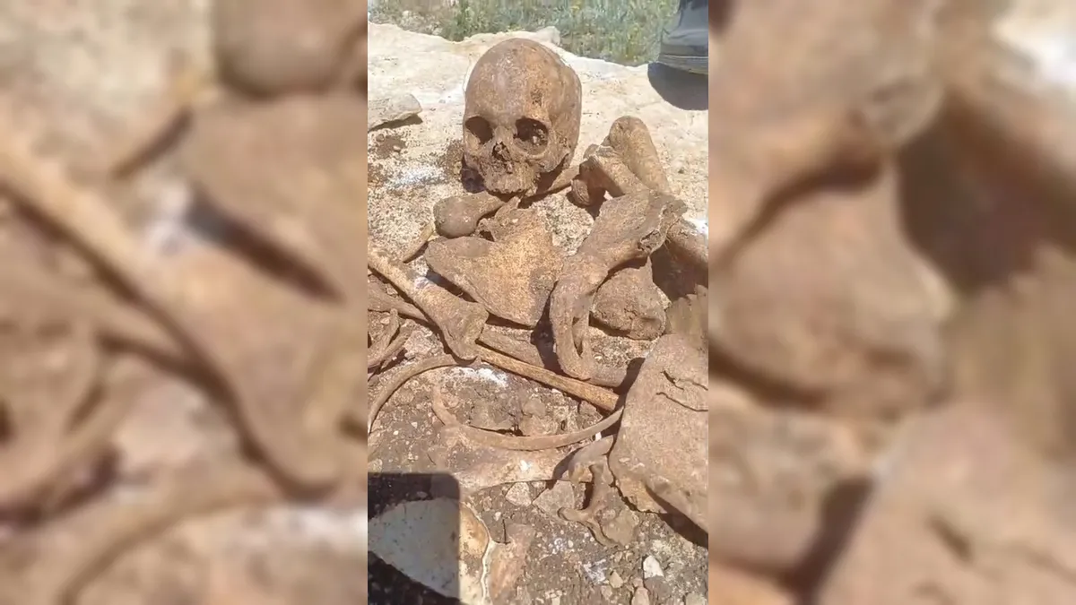 Malatya'da sır olay: İnşaat kazısında insan kemikleri bulundu!