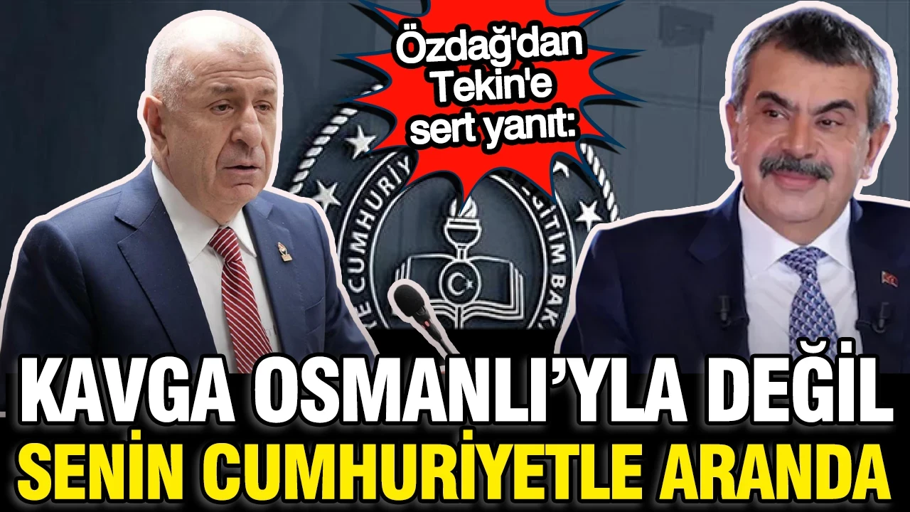 Ümit Özdağ'dan Yusuf Tekin'e Vahdettin sorusu: Kavga Cumhuriyetle senin aranda