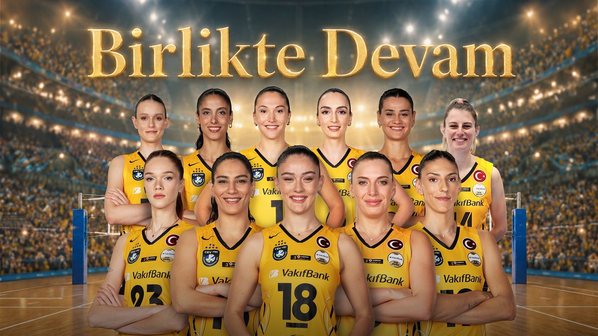 VakıfBank, 11 Oyuncusuyla Yola Devam Ediyor