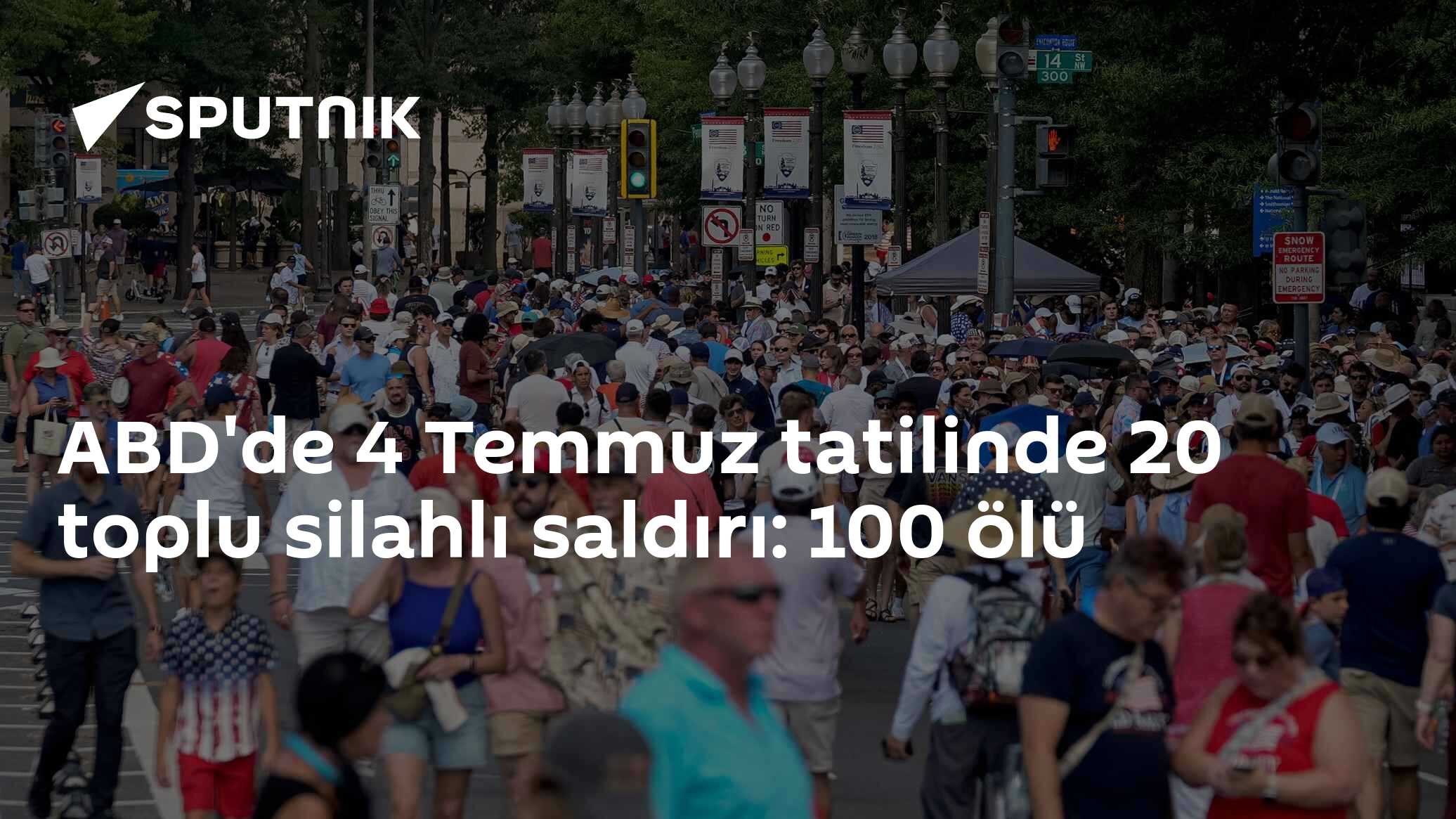 ABD'de 4 Temmuz tatilinde 20 toplu silahlı saldırı: 100 ölü