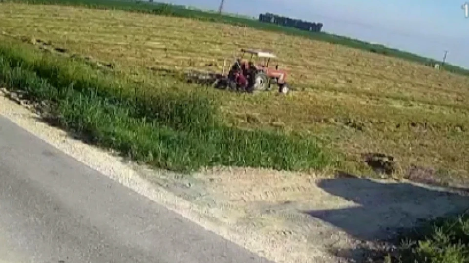 Traktör Kazasında Facia Kıl Payı Önledi