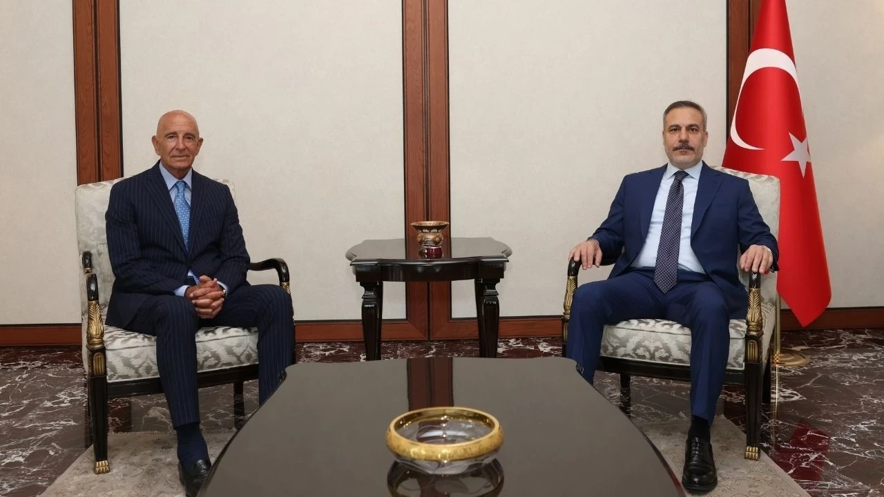 Dışişleri Bakanı Hakan Fidan ABD Büyükelçisi Tom Barrack'la görüştü