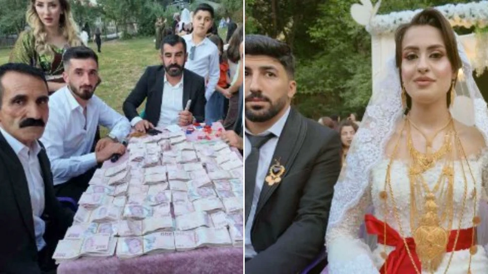 Şırnak'ta ultra lüks aşiret düğünü: 35 koyun kesildi, İki gün iki gece sürdü, tam 6 milyon lira takı takıldı! | ŞIRNAK HABERLERİ