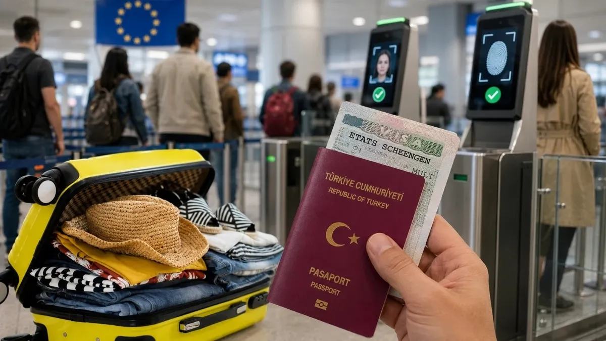 Schengen’e gidecekler dikkat: EES nedir, havalimanında ne kadar beklenir?