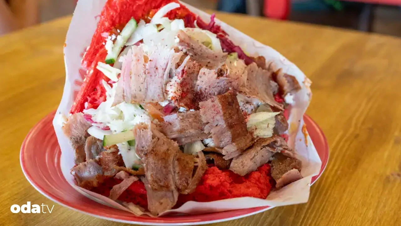 Almanya'da çilekli döner yapıldı