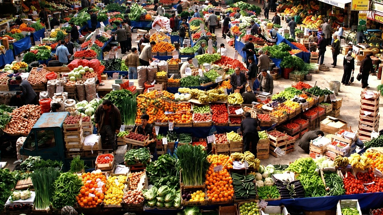 Hallerde yaz tablosu: Miktar arttı, fiyatlar geriledi