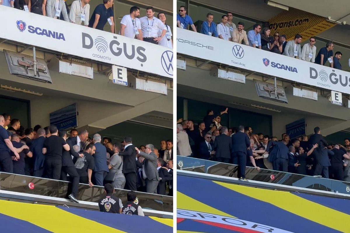 Fenerbahçe Genel Kurulu'nda kavga çıktı! İşte o anlar