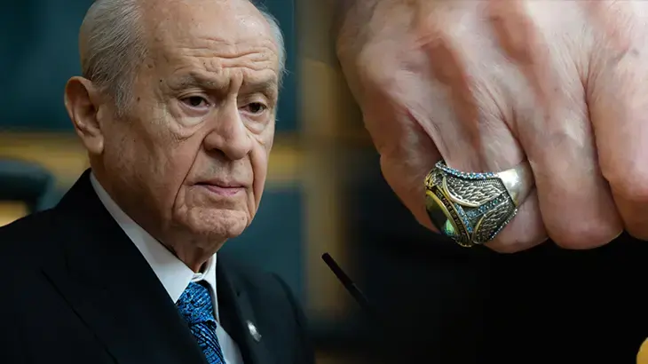 MHP Lideri Bahçeli'nin yüzüğü ve rozetindeki anlam dikkatleri çekti
