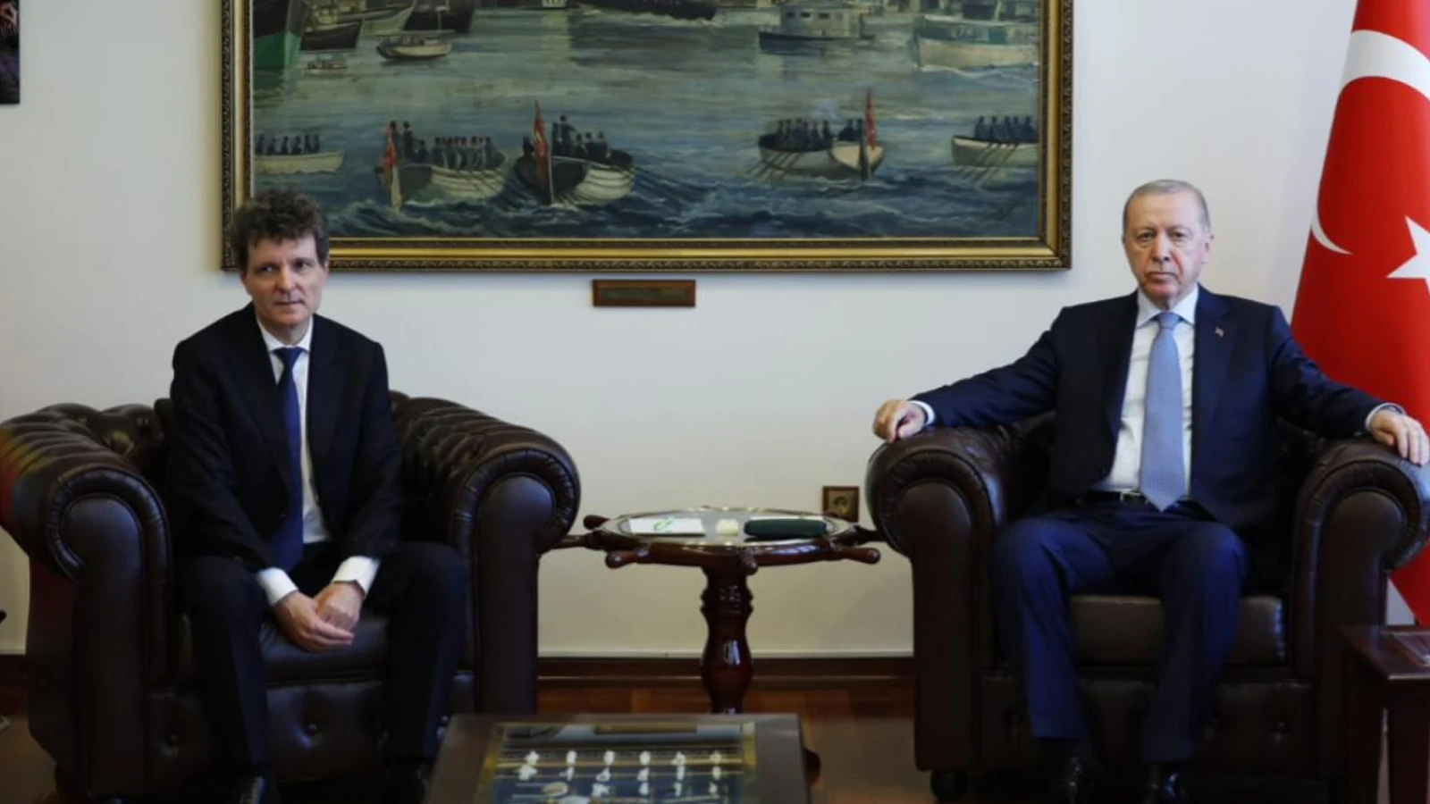Cumhurbaşkanı Erdoğan, Romanya Cumhurbaşkanı Dan ile görüştü