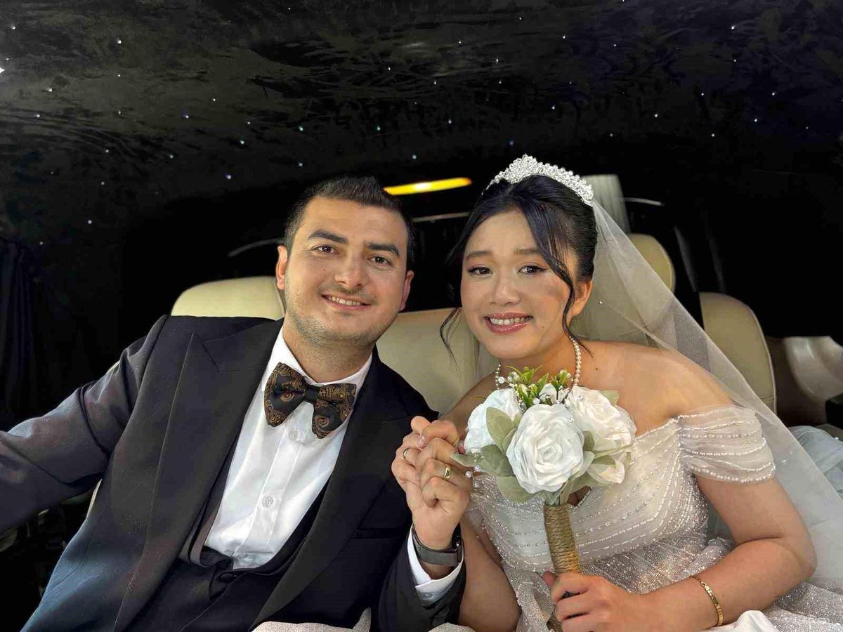 Menteşe'den Vietnam'a uzanan aşk mutlulukla taçlandı