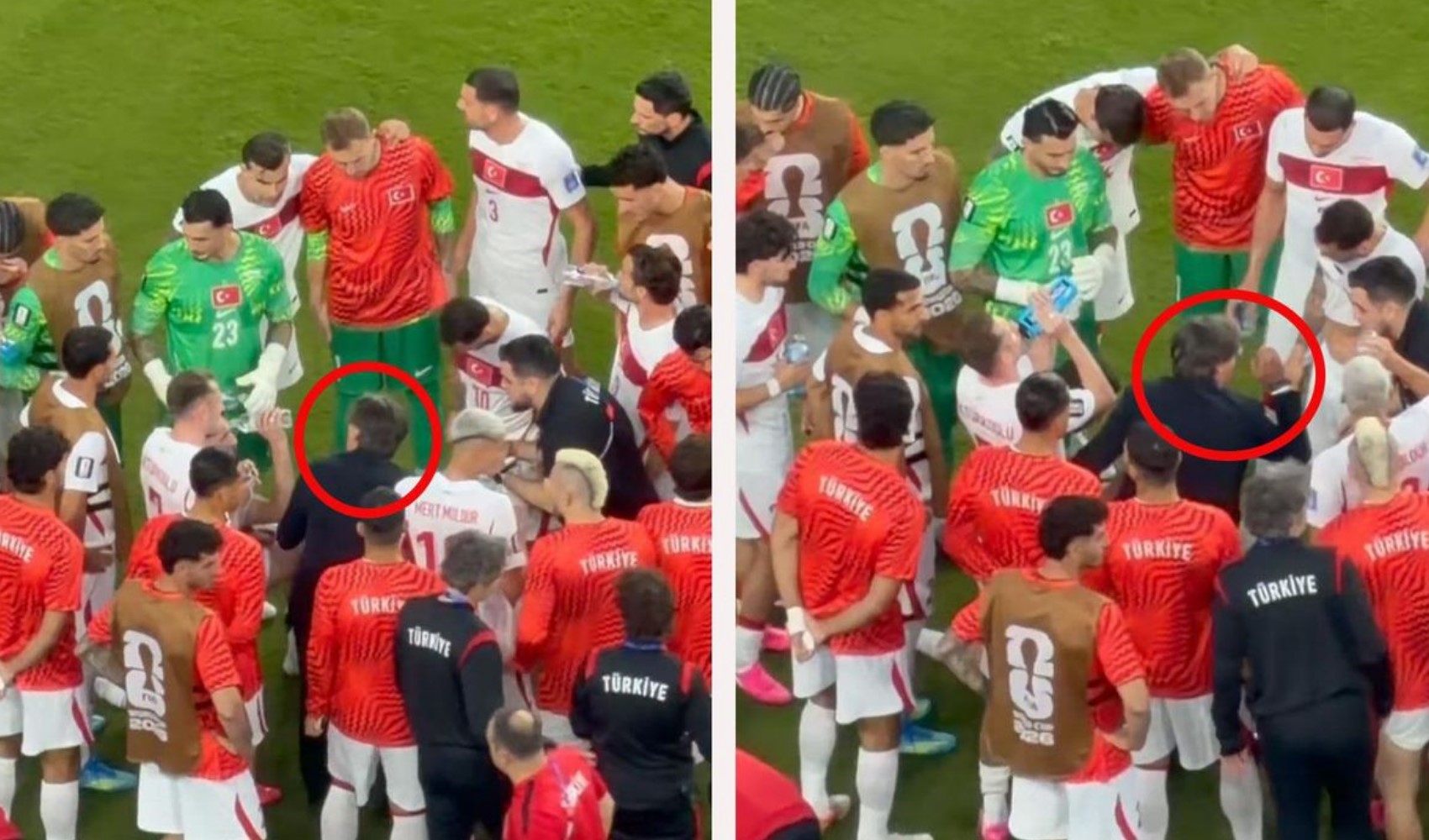 Montella'dan su molasında oyunculara fırça! O anlar kamerada