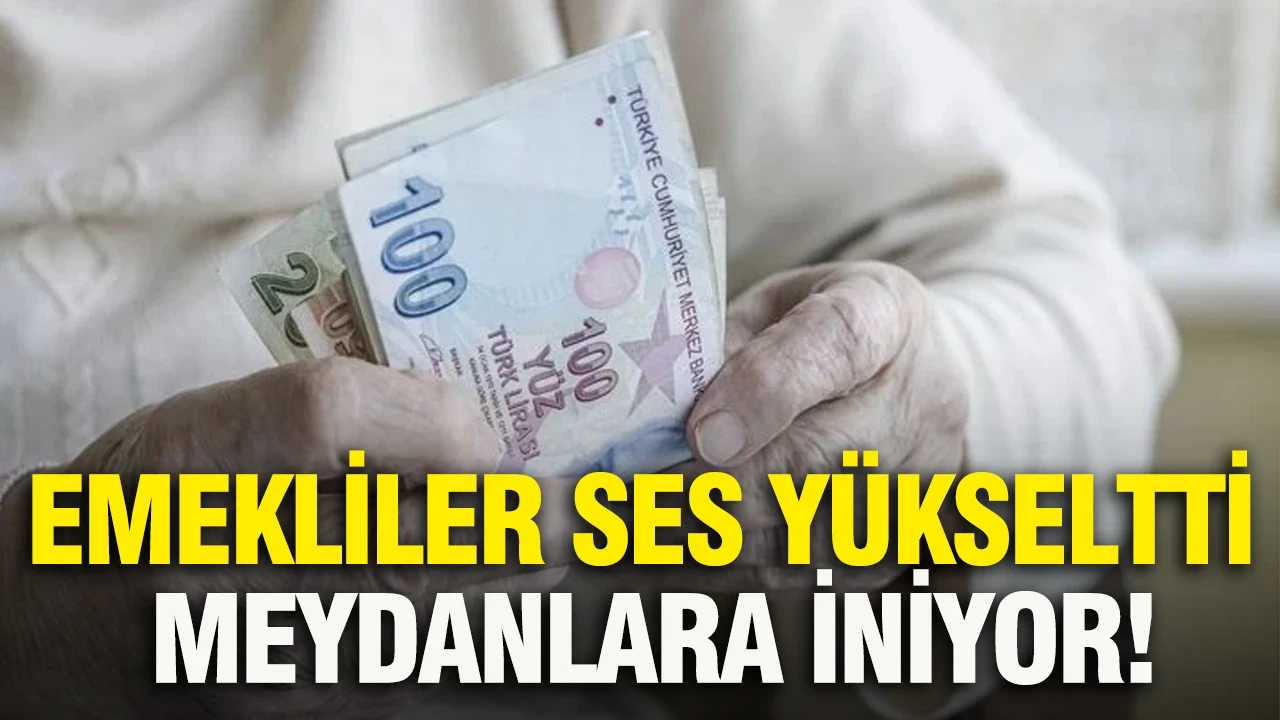 Emekliler ses yükseltti, meydanlara iniyor