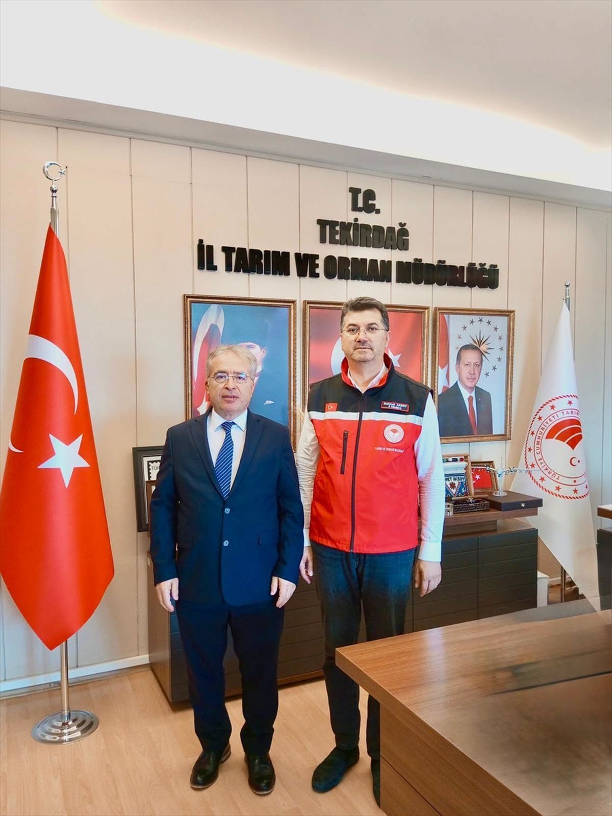 Tekirdağ Tarım ve Orman Müdürü Aksoy'a ziyaret