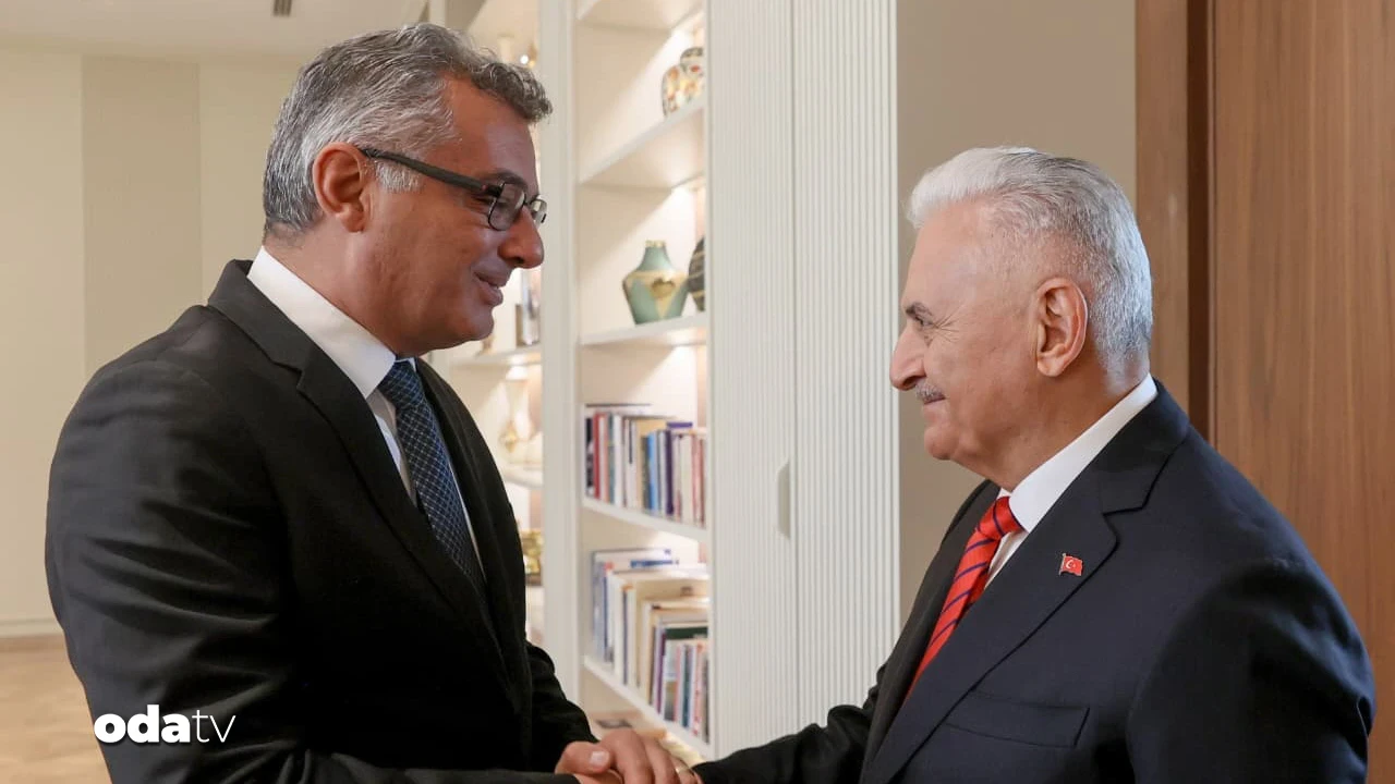 Binali Yıldırım KKTC Cumhurbaşkanı Tufan Erhürman'ı ziyaret etti