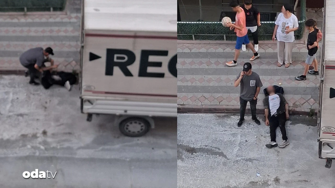 Arnavutköy'de şoke eden anlar: Kamyonet kasasına başını vurarak kendini bayılttı
