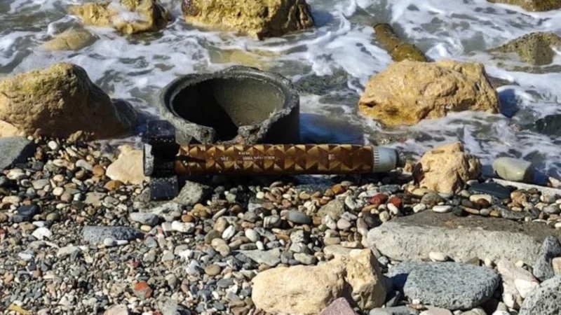 Denizde askeri mühimmat bulundu