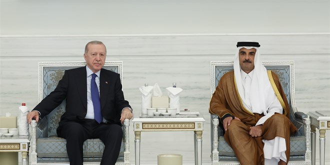 Cumhurbaşkanı Erdoğan, Katar'da