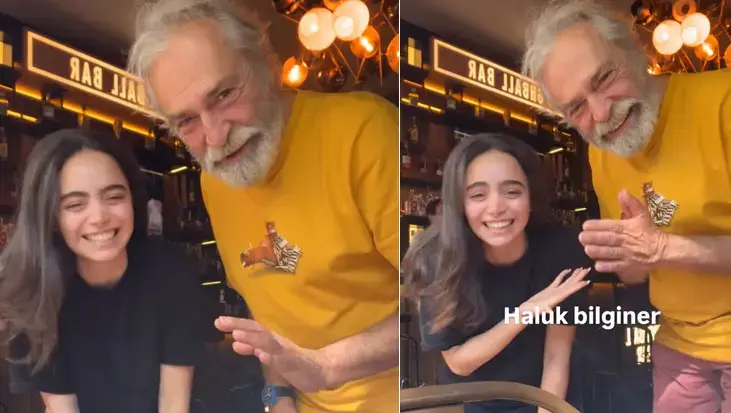 Haluk Bilginer ile genç hayranının diyaloğu gülümsetti: Ne yapıyoruz şimdi?