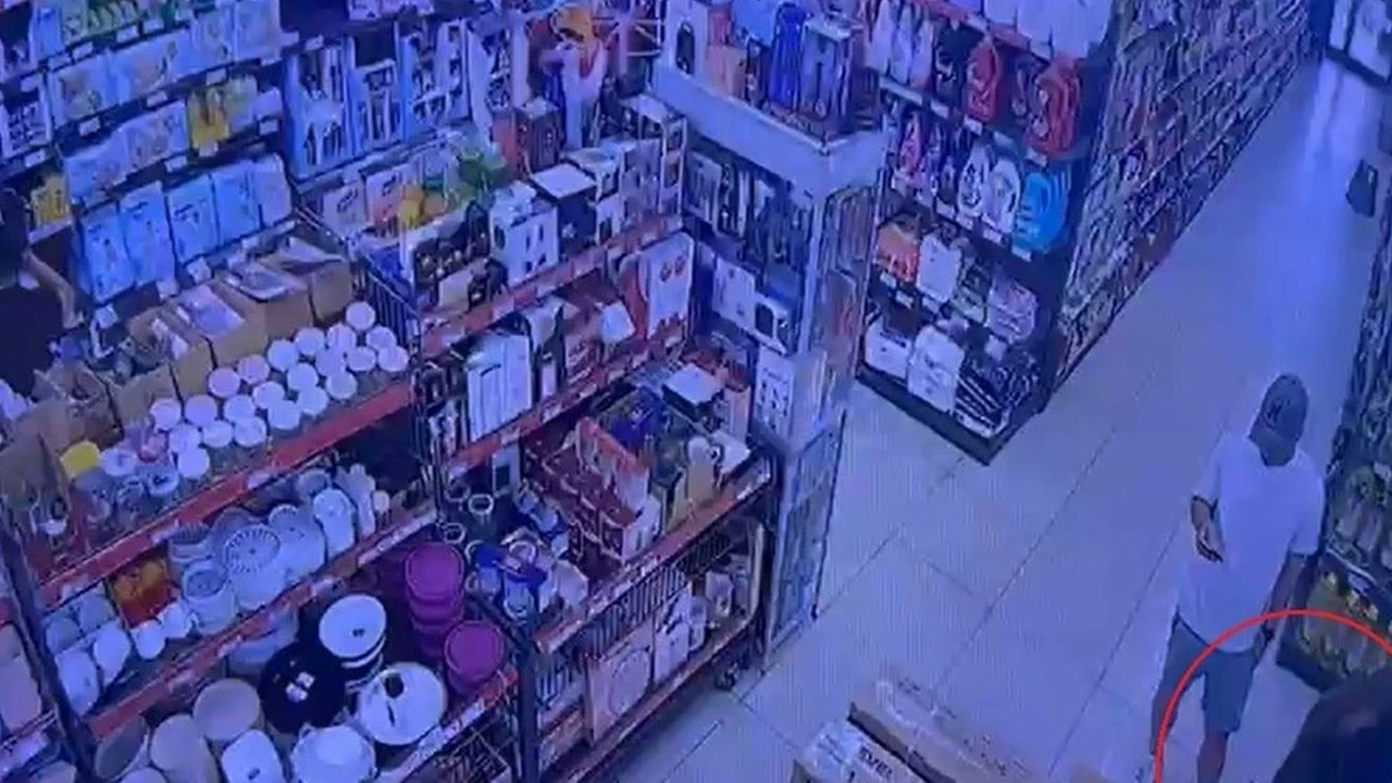 Zincir marketten televizyon çalan şüpheli tutuklandı