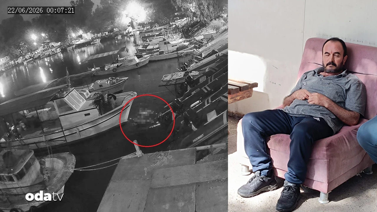 Kimse görmedi... Denizde çırpınarak can verdiği anlar