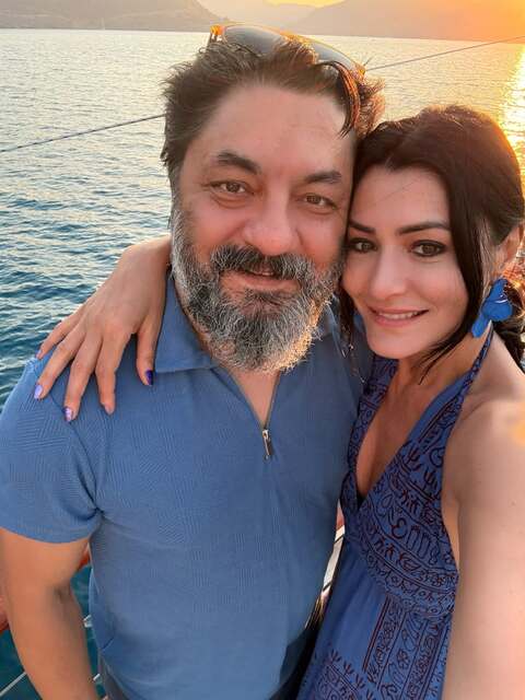 Deniz Çakır, eşi Bilgehan Baykal ile mavi turda
