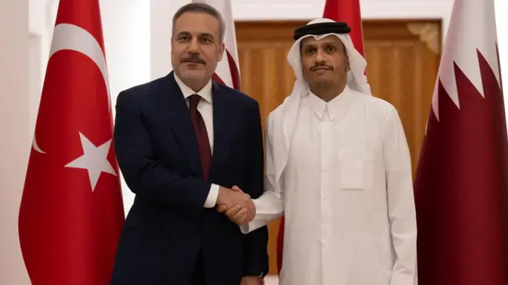 Dışişleri Bakanı Hakan Fidan Al Sani ile görüştü