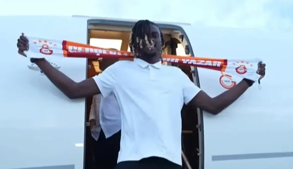 Galatasaray'ın yeni transferi Lesley Ugochukwu İstanbul'da!