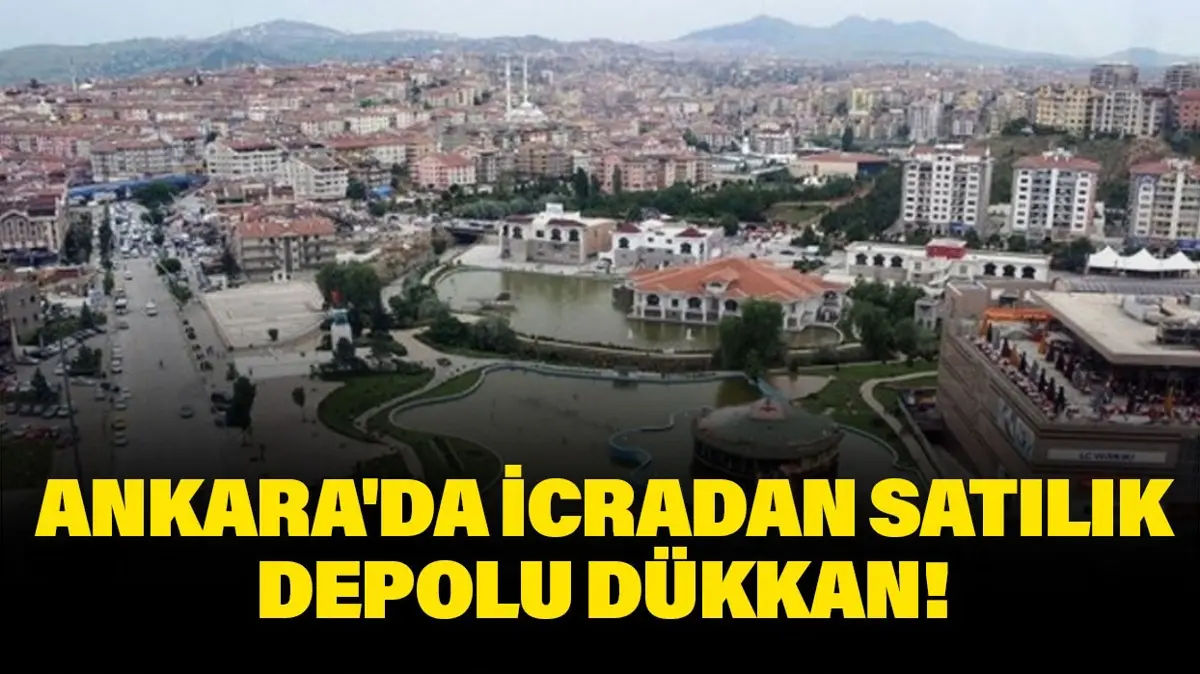 Ankara Keçiören'de icradan satılık depolu dükkan!