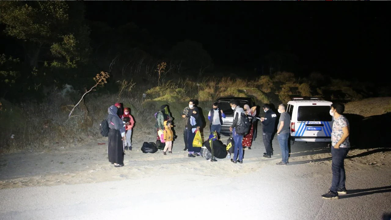 Bodrum'da 10 düzensiz göçmen yakalandı