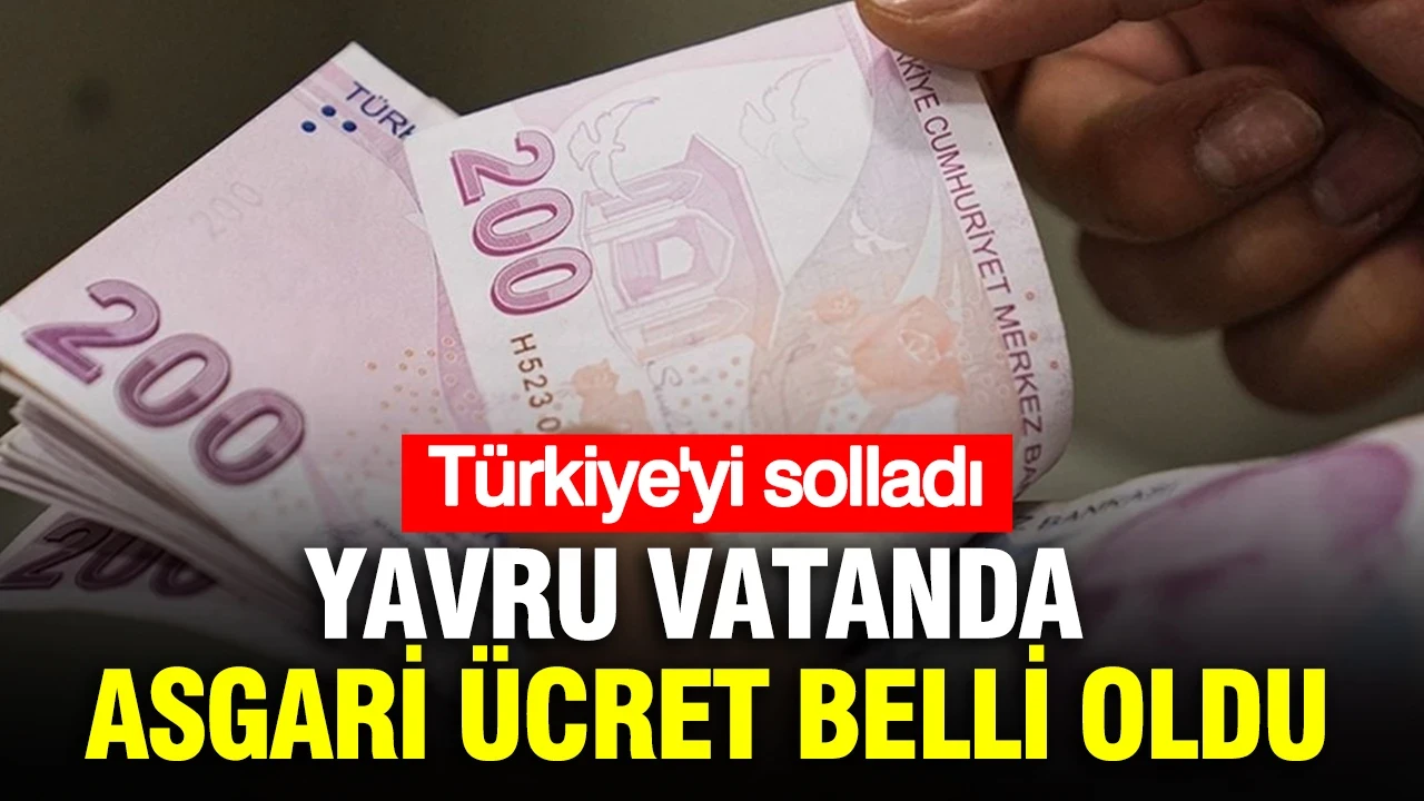Yeni asgari ücret belli oldu: KKTC, Türkiye’yi ikiye katladı