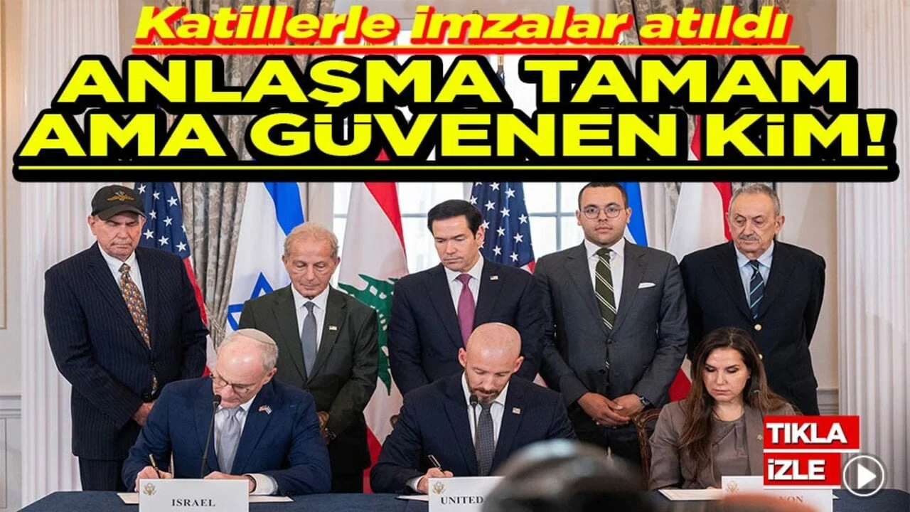 Katillerle imzalar atıldı Anlaşma tamam ama güvenen kim!