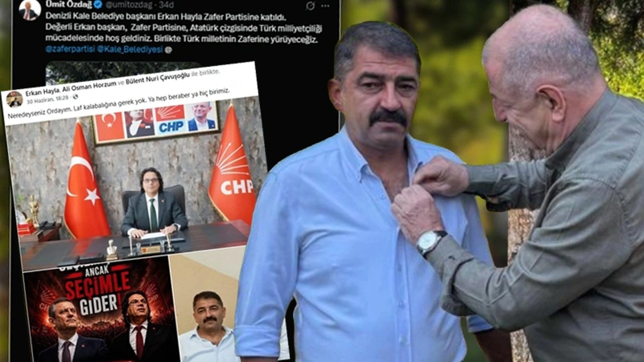 Ümit Özdağ'ın rozet taktığı belediye başkanı "Ben partimdeyim" dedi! O paylaşım silindi