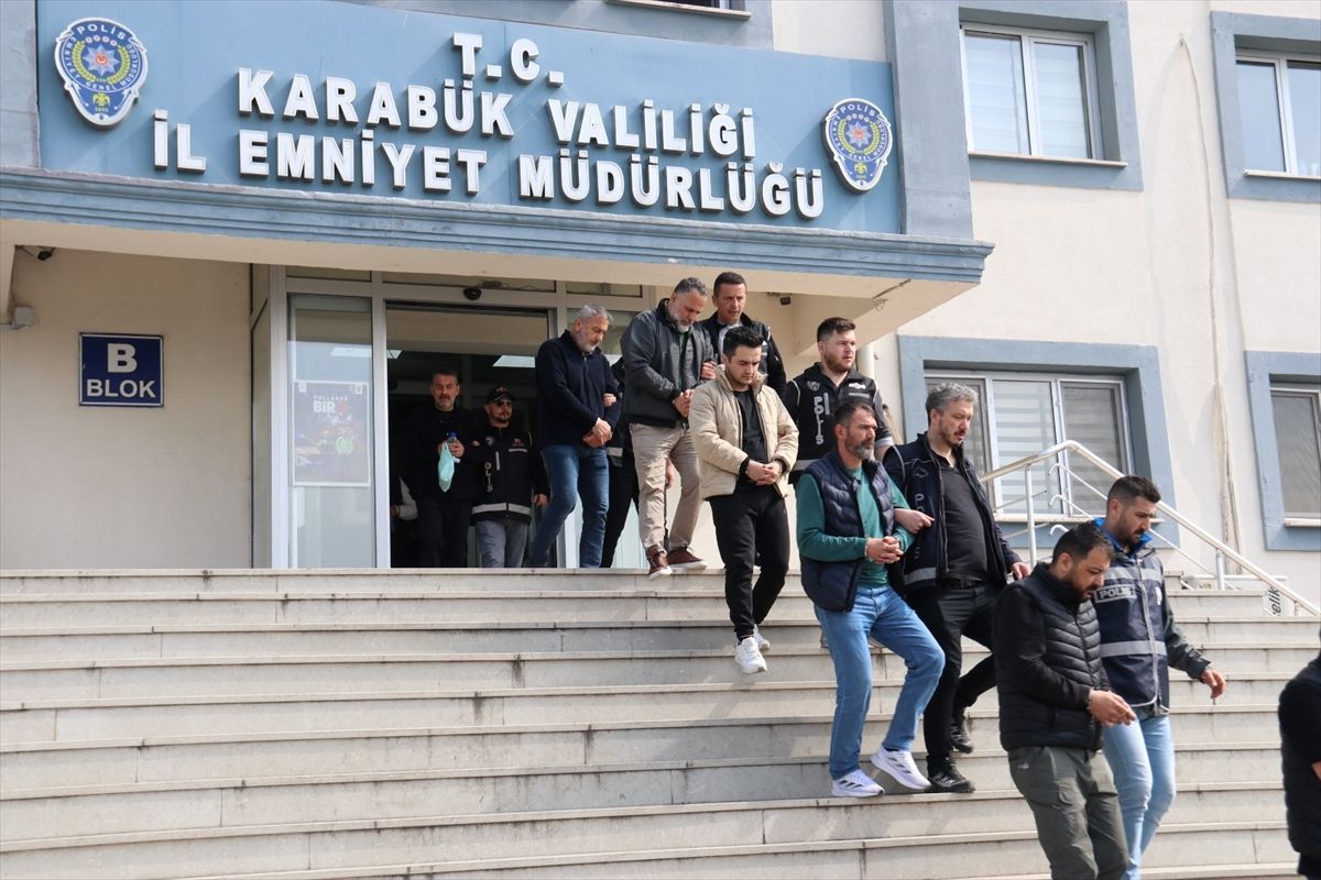 Karabük merkezli suç örgütü operasyonunda 7 şüpheli tutuklandı