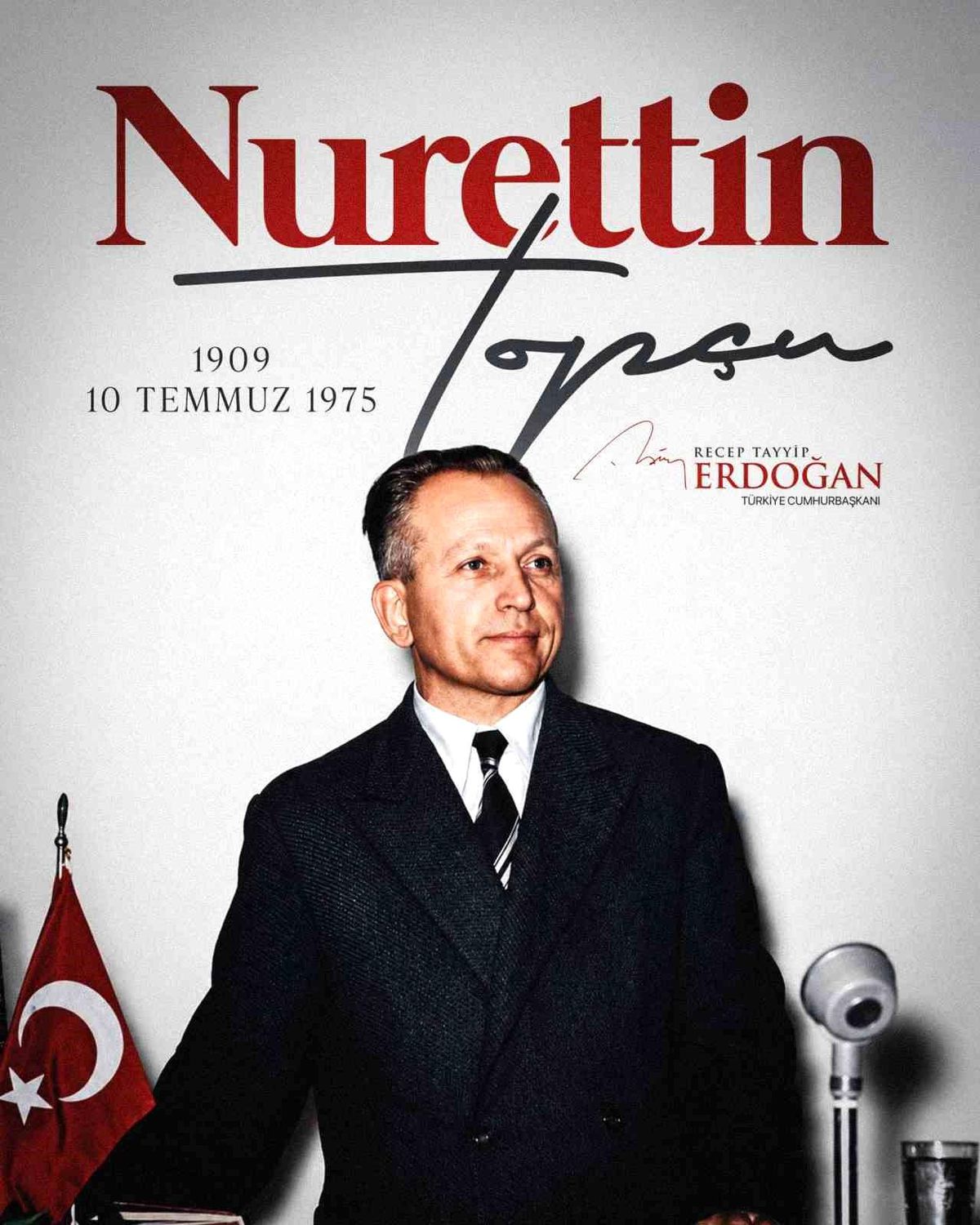 Erdoğan, Nurettin Topçu'yu Vefatının 51. Yılında Andı