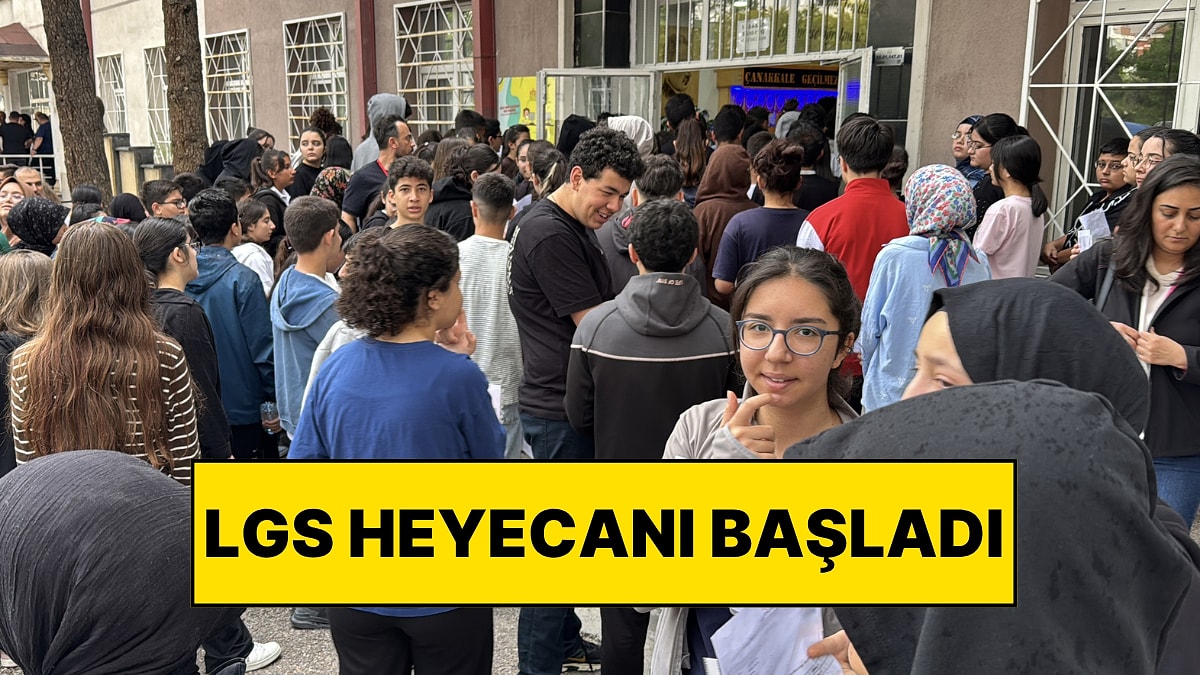 LGS Heyecanı Başladı: 1 Milyonu Aşkın Öğrenci Ter Dökecek