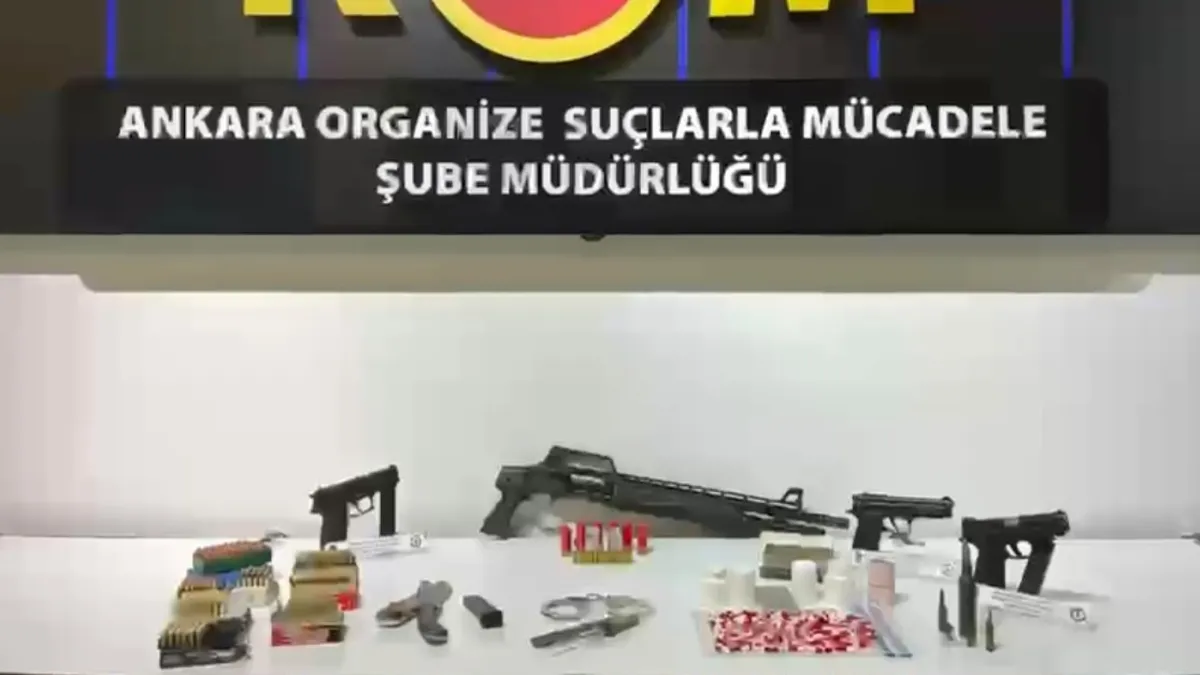 Ankara'da suç örgütlerine dev operasyon! 55 şüpheli tutuklandı