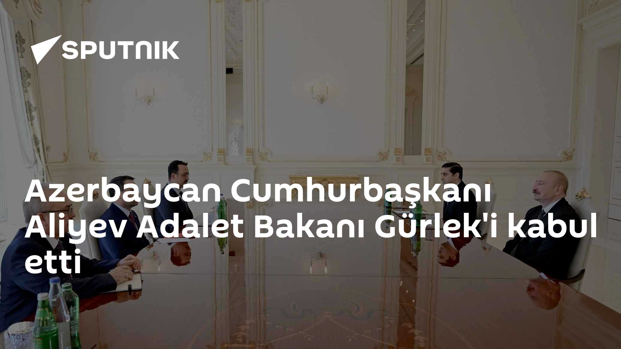 Azerbaycan Cumhurbaşkanı Aliyev Adalet Bakanı Gürlek'i kabul etti