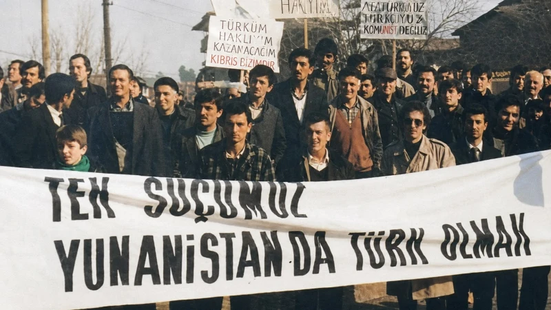 Suçları Yunanistan'da Türk olmak