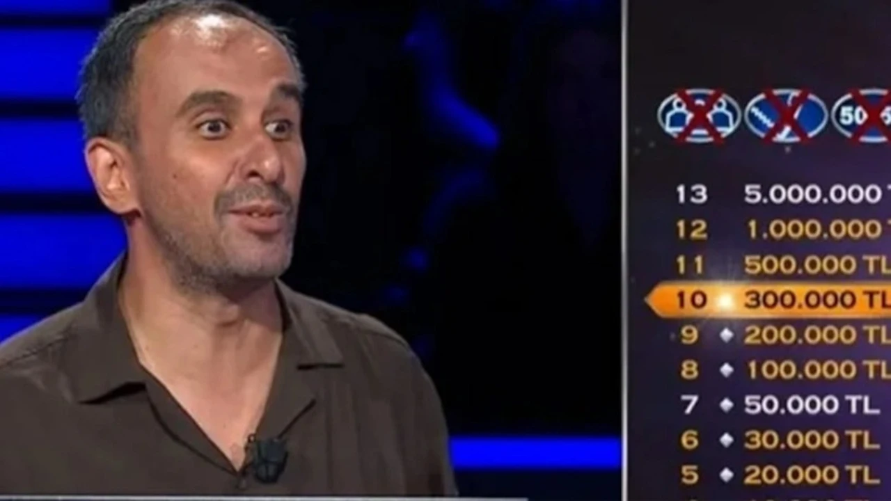 1 milyon TL'lik soruya kadar geldi, riske girmedi