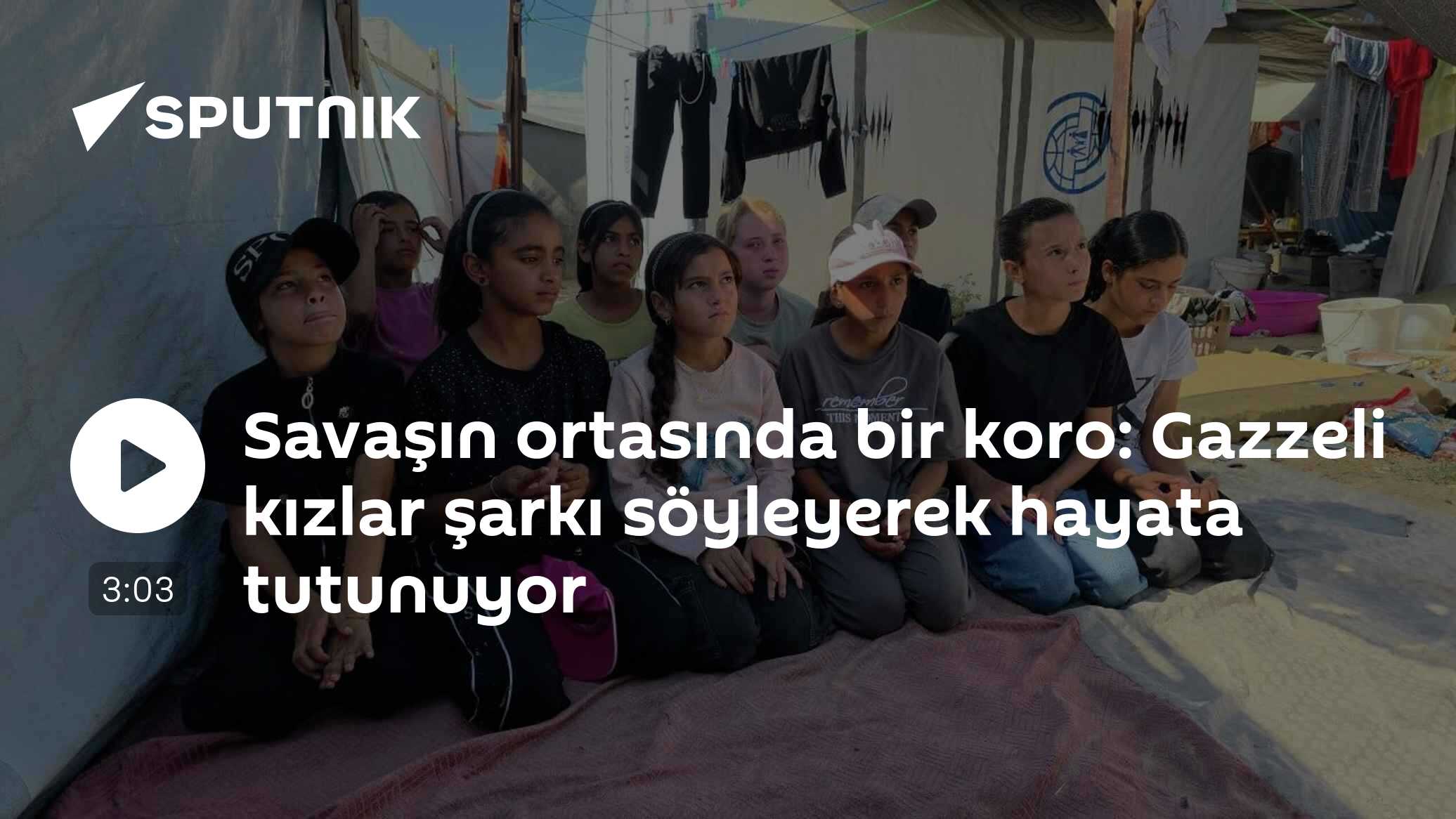 Savaşın ortasında bir koro: Gazzeli kızlar şarkı söyleyerek hayata tutunuyor